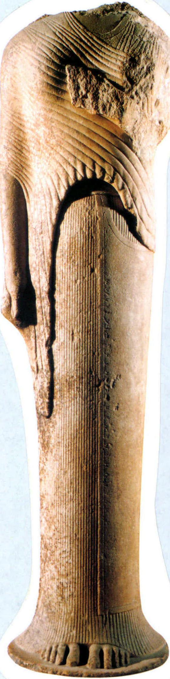 赫拉神庙的古希腊女神像